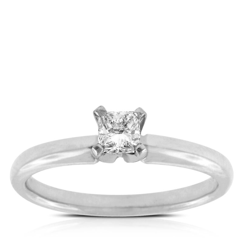 Ikuma Canadian Princess Cut Diamond Ring 14K, 1/3 ct. image number 0