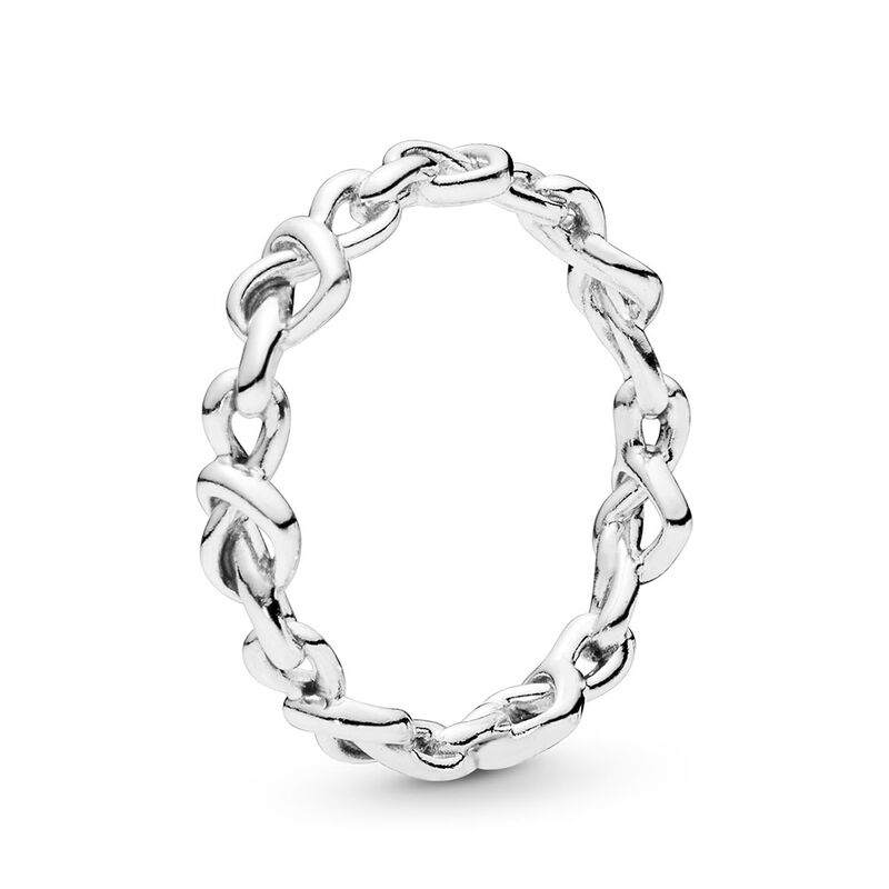Pandora Knotted Hearts Band Ring image number 1