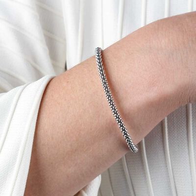 Toscano Stretchy Bangle Bracelet 14K