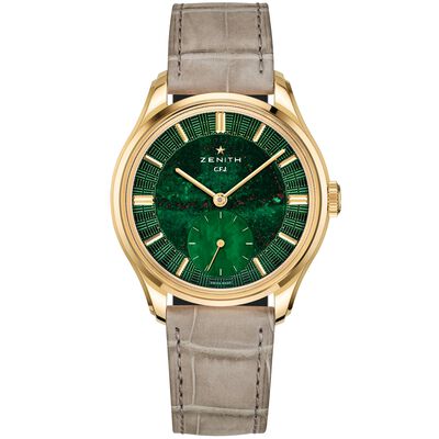 Zenith G.F.J. Calibre 135 Green Dial Watch, 39mm