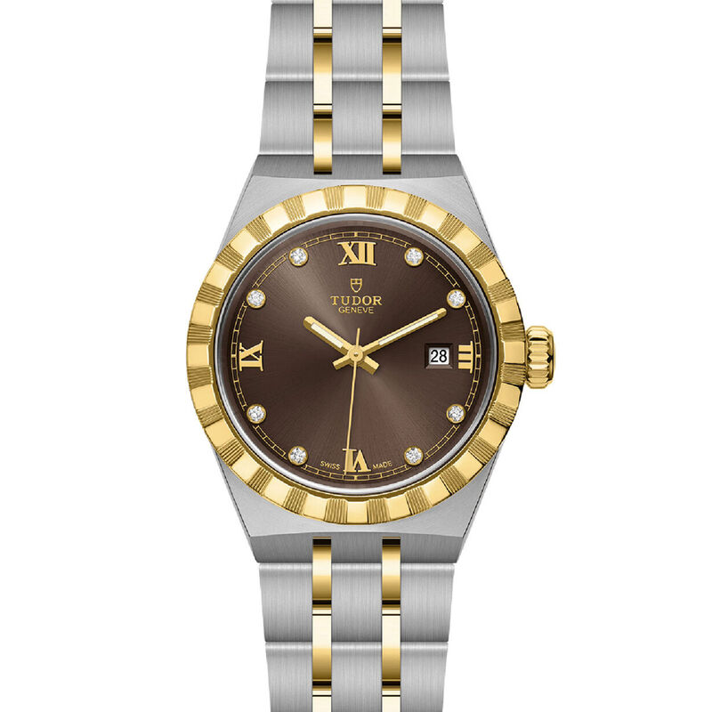 TUDOR Royal Brown Dial Watch, 28mm image number 1