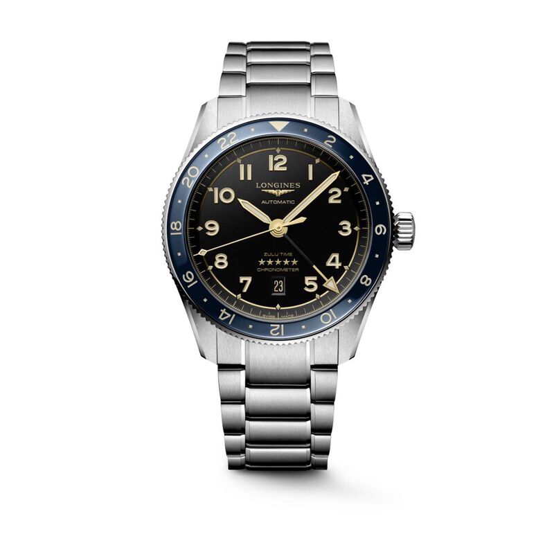 Longines Spirit Zulu Time Anthracite Dial Watch, 42mm image number 0