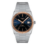 Tissot PRX Powermatic 80 Stainless Steel & 18K Gold Bezel Blue Dial Watch, 40mm