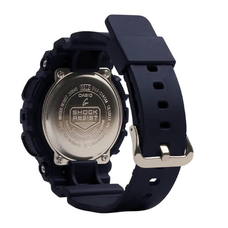 G-Shock Black Resin Golden Detailed Watch, 49mm image number 2