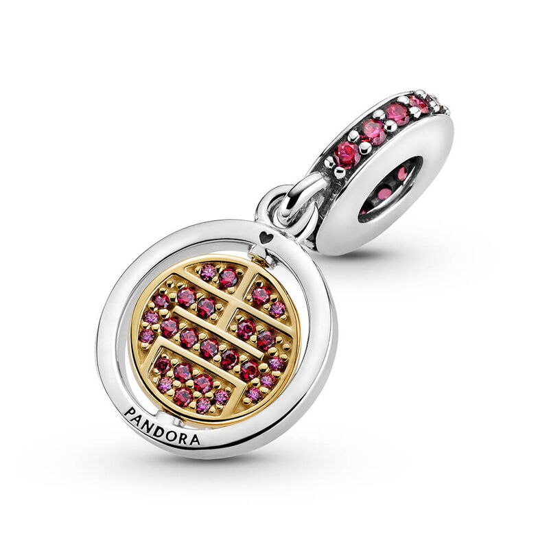 Pandora Spinning Lucky CZ Dangle Charm image number 4