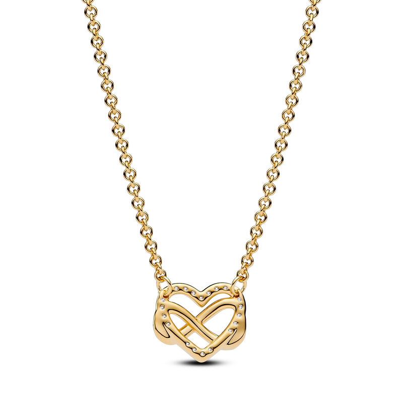 Pandora Sparkling Infinity Heart Collier Necklace image number 1