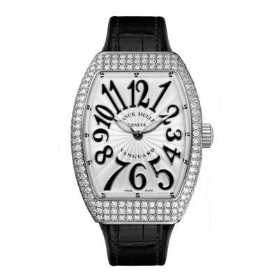 Franck Muller Vanguard Classic Silver Dial Watch, 32mm x 42.3mm