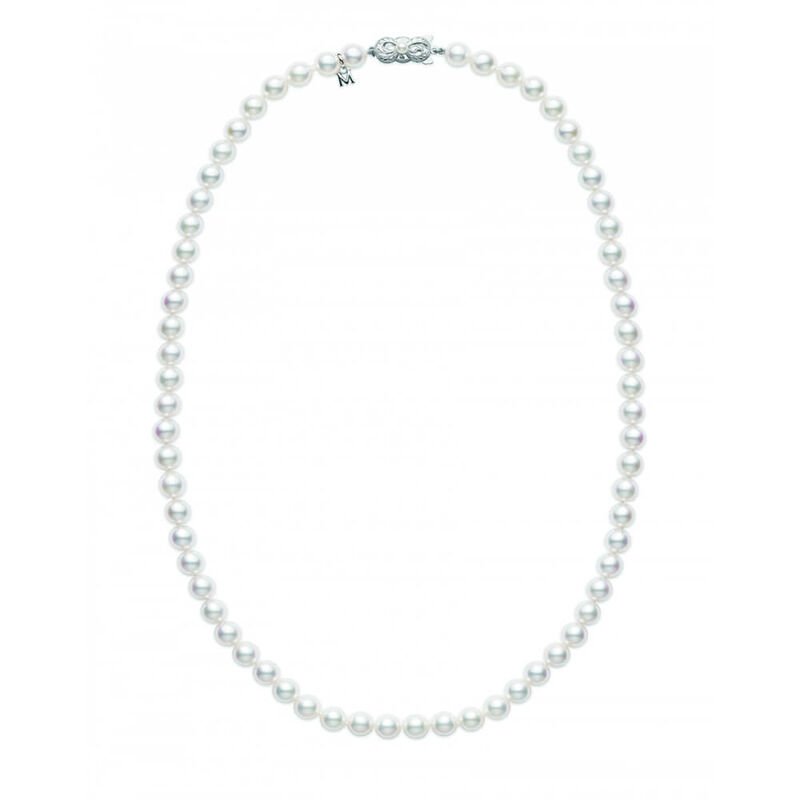 Mikimoto A Akoya Cultured Pearl Strand Necklace 18K, 24" image number 1