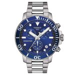 Tissot Seastar 1000 Chronograph Blue Dial Steel Watch, 45.5mm
