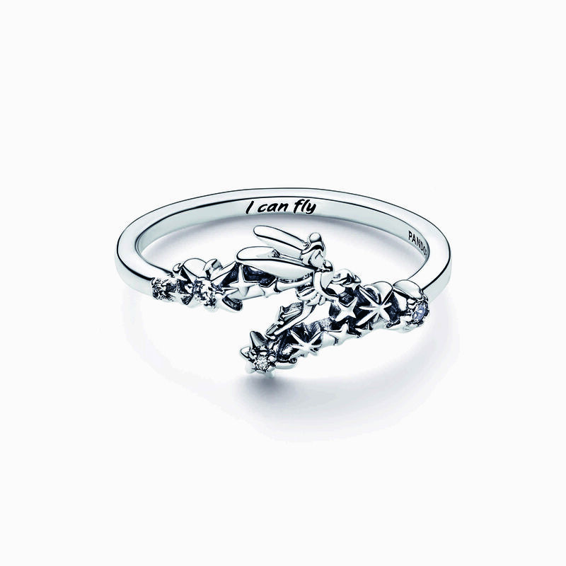 Pandora Disney Tinker Bell Sparkling Ring image number 1
