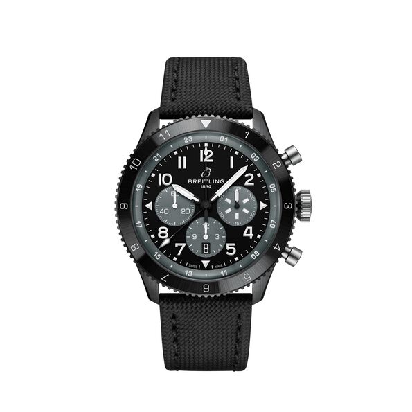 Breitling Super AVI B04 Chronograph GMT 46 Mosquito Night Fighter Black Dial, 46mm