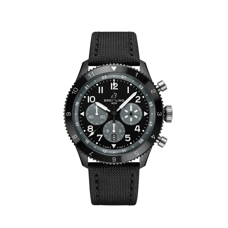 Breitling Super AVI B04 Chronograph GMT 46 Mosquito Night Fighter Black Dial, 46mm image number 0