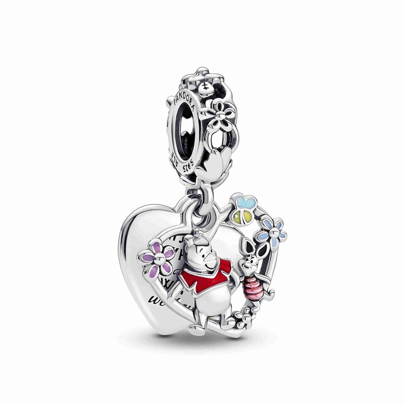 Disney Winnie the Pooh & Piglet Double Dangle Charm image number 1