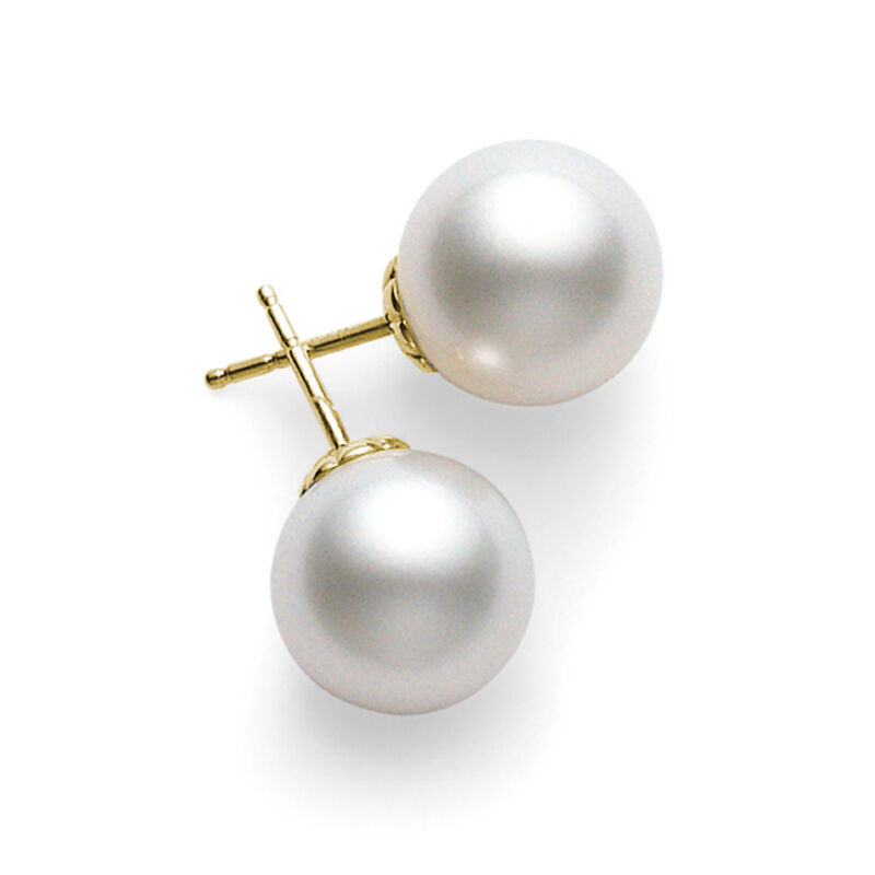 Mikimoto Akoya Cultured Pearl Earrings 7mm, A, 18K image number 1