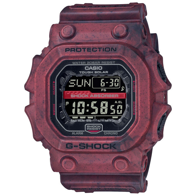 G-Shock GXW-56 Series Watch Black Dial Red Case, 55.5mm image number 0