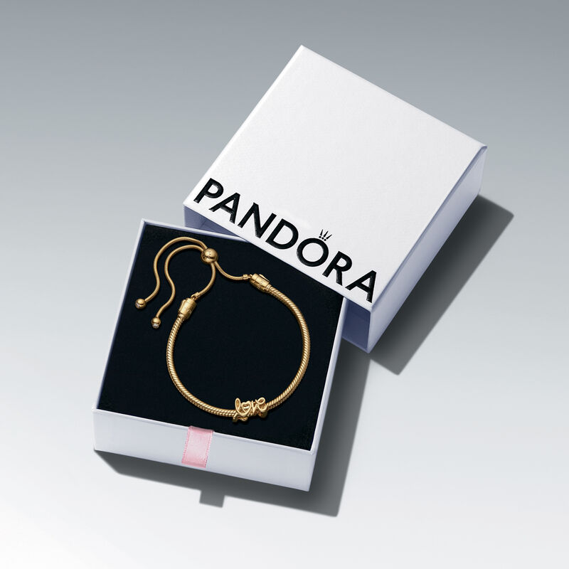 Pandora Golden Love Bracelet Gift Set image number 1