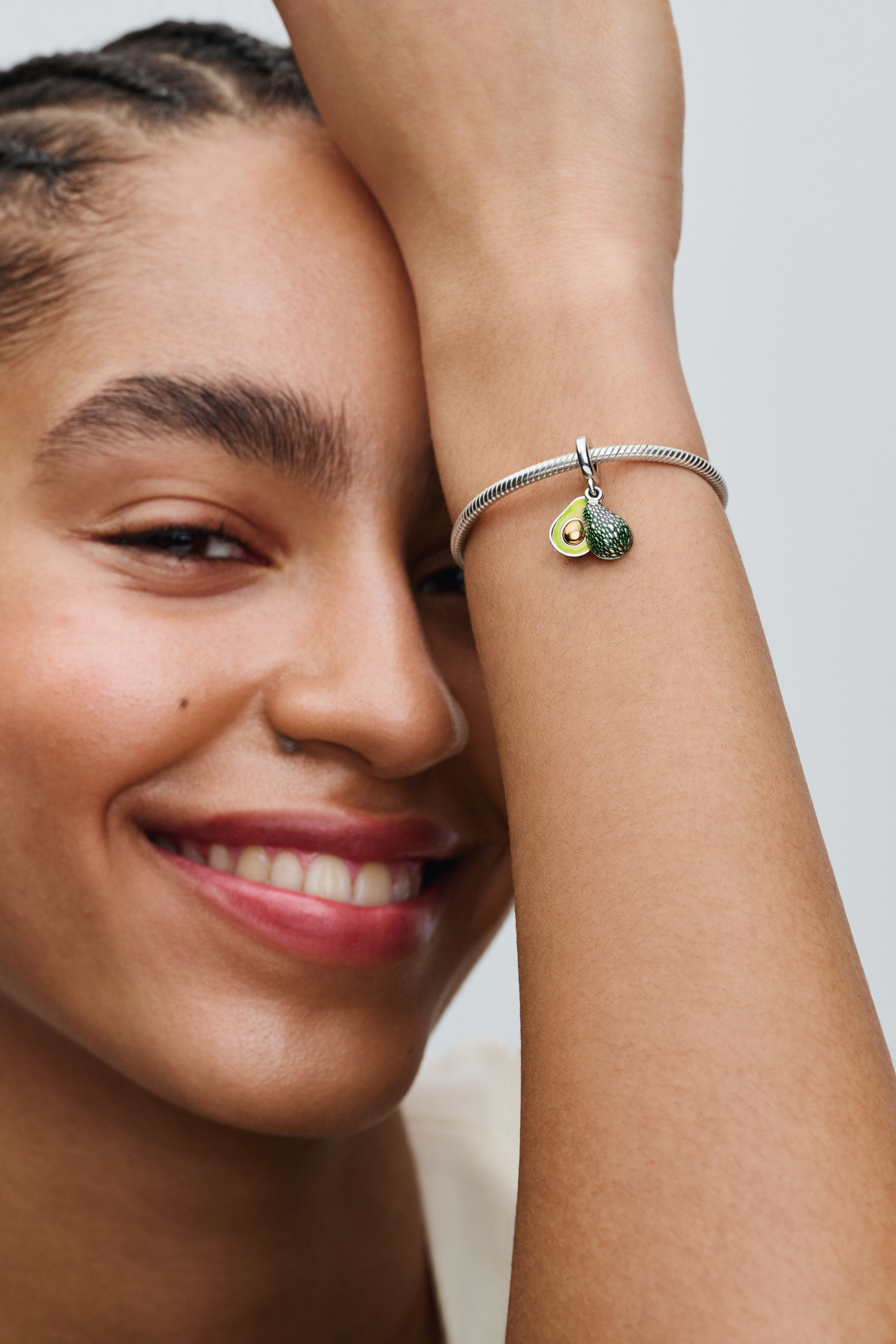 Pandora Avocado Double Dangle Charm