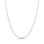 Rose Gold Rope Chain 14K, 18"