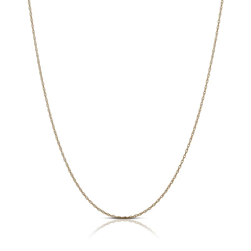 Rose Gold Rope Chain 14K, 18" image number 1
