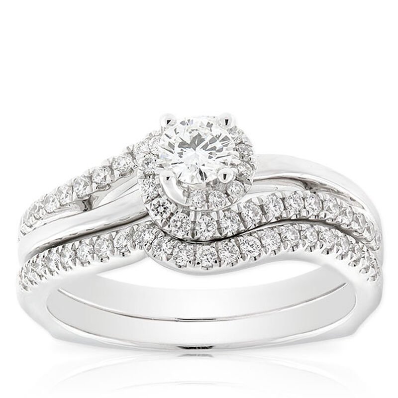 Ikuma Canadian Diamond Bridal Set 14K image number 7
