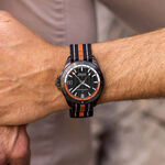 Norqain Adventure NEVEREST GMT Orange NATO Rubber Watch, 41mm