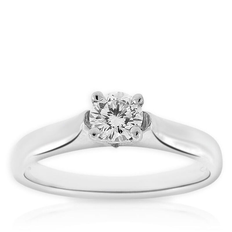 Ben Bridge Signature Diamond™ Ring in Platinum, 1/2 ct. image number 5