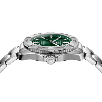 TAG Heuer Aquaracer Professional 200 Solargraph Green Dial Watch, 40mm