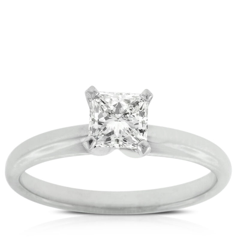 Ikuma Canadian Diamond Princess Cut Ring 14K, 3/4 ct. image number 1