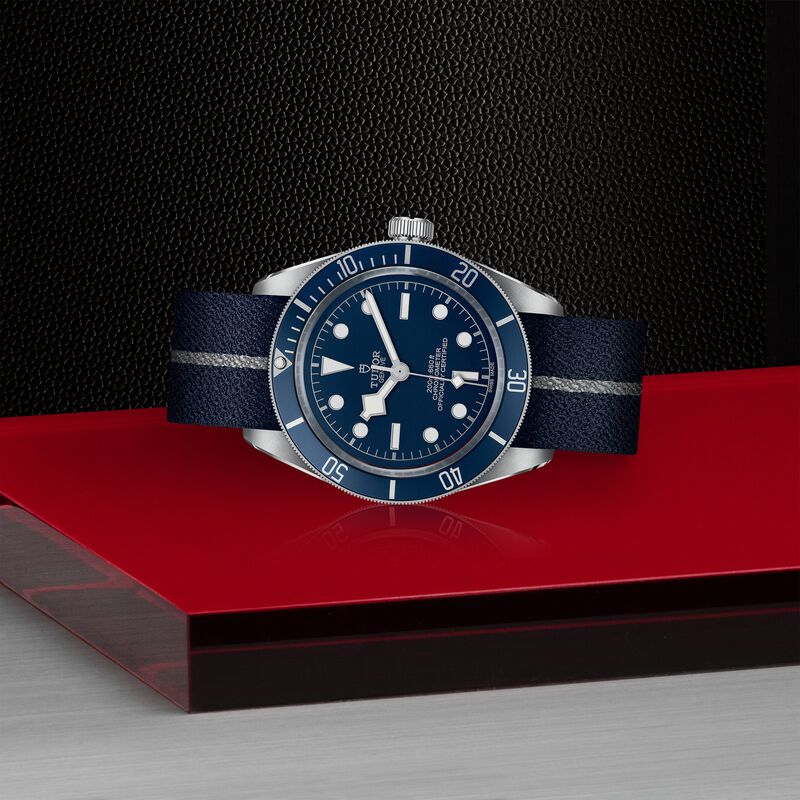 TUDOR Black Bay Fifty-Eight Watch, Steel Case Blue Dial Fabric Strap, 39mm image number 3