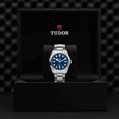 TUDOR Black Bay 36 Watch Steel Case Blue Dial Steel Bracelet, 36mm