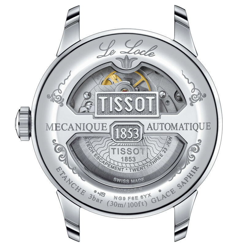 Tissot Le Locle Powermatic 80 Blue Steel Auto Watch, 39.3mm image number 3