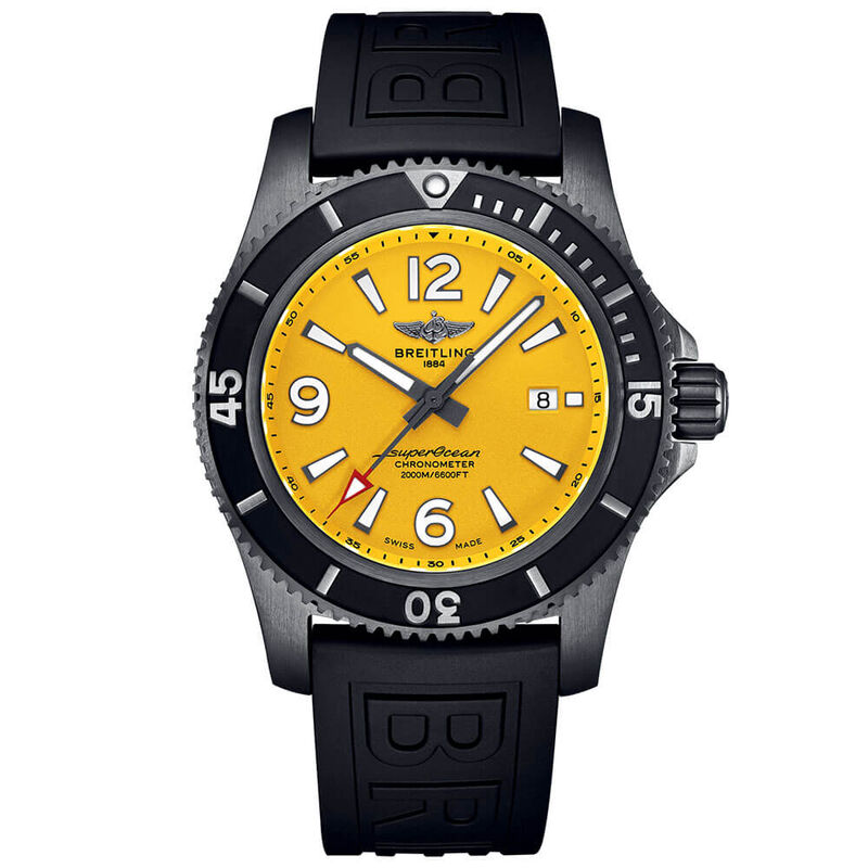 Breitling Superocean Automatic 46 Yellow Black Steel Watch, 46mm image number 0