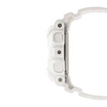 G-Shock White Resin Black Dial Pink Metallic Detailed Watch, 49mm