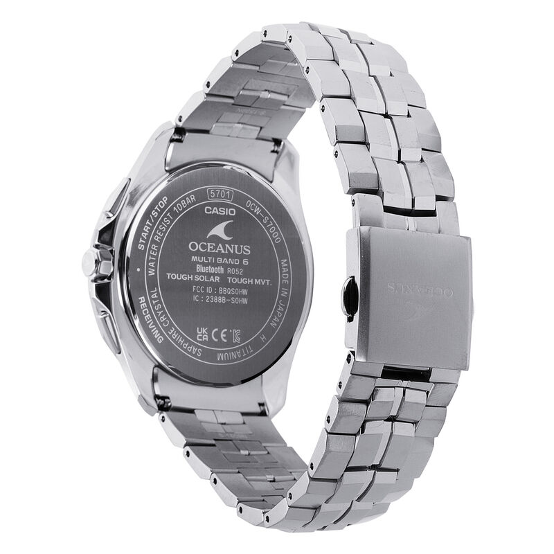 Casio Oceanus Manta S7000 Series White Dial Watch, 42.8mm image number 2