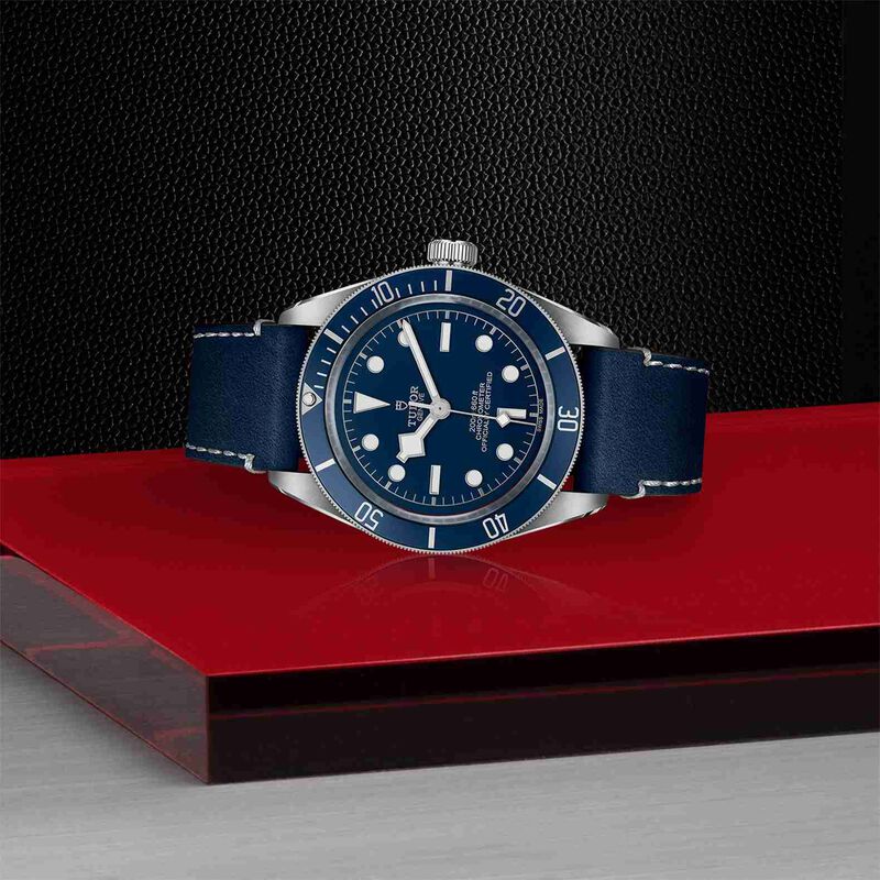 TUDOR Black Bay Fifty-Eight Watch, Steel Case Blue Dial Soft Touch Strap, 39mm image number 2
