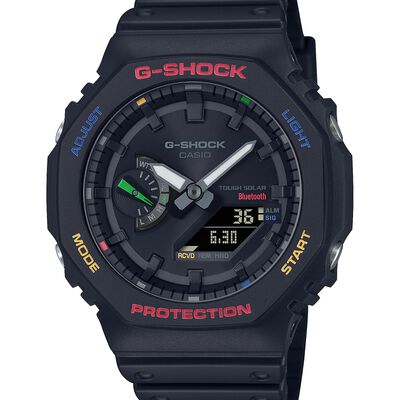 G-Shock 2100 Series Black Dial Watch, 45.4mm