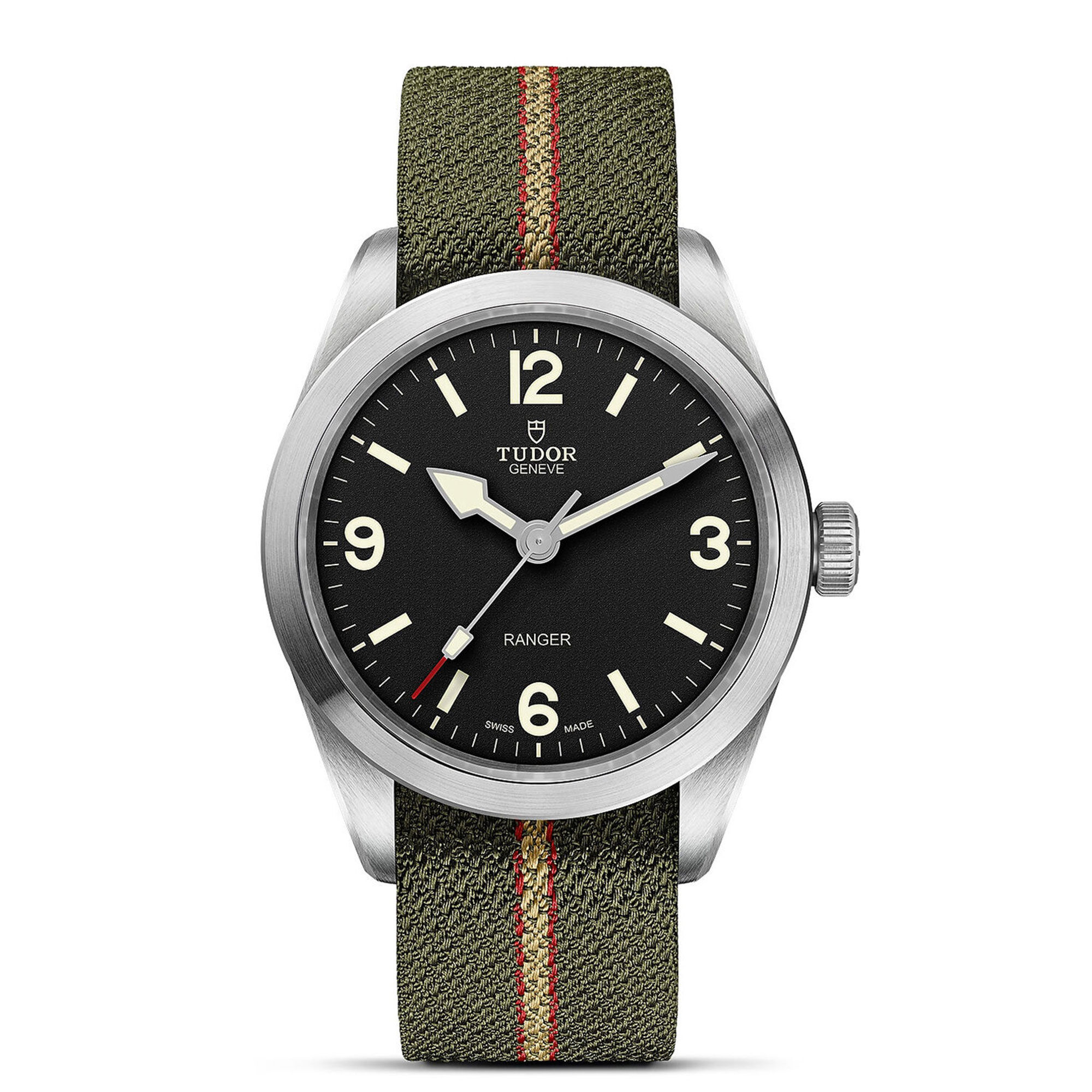 TUDOR Ranger 自動巻き腕時計 ブラック TUDOR Ranger Watch Black Dial, 39mm