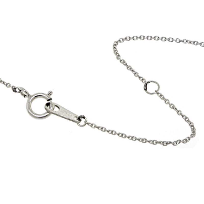 Rolo Chain in Platinum, 18" image number 2