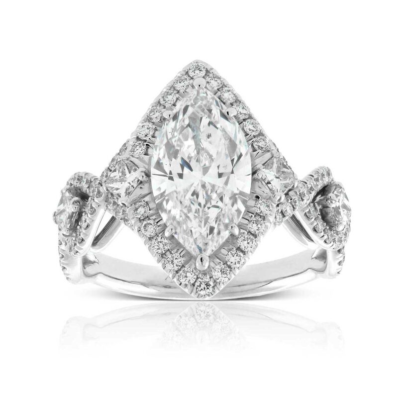 Fancy Shape Diamond Ring 18K, 2.02 ct. Center image number 1