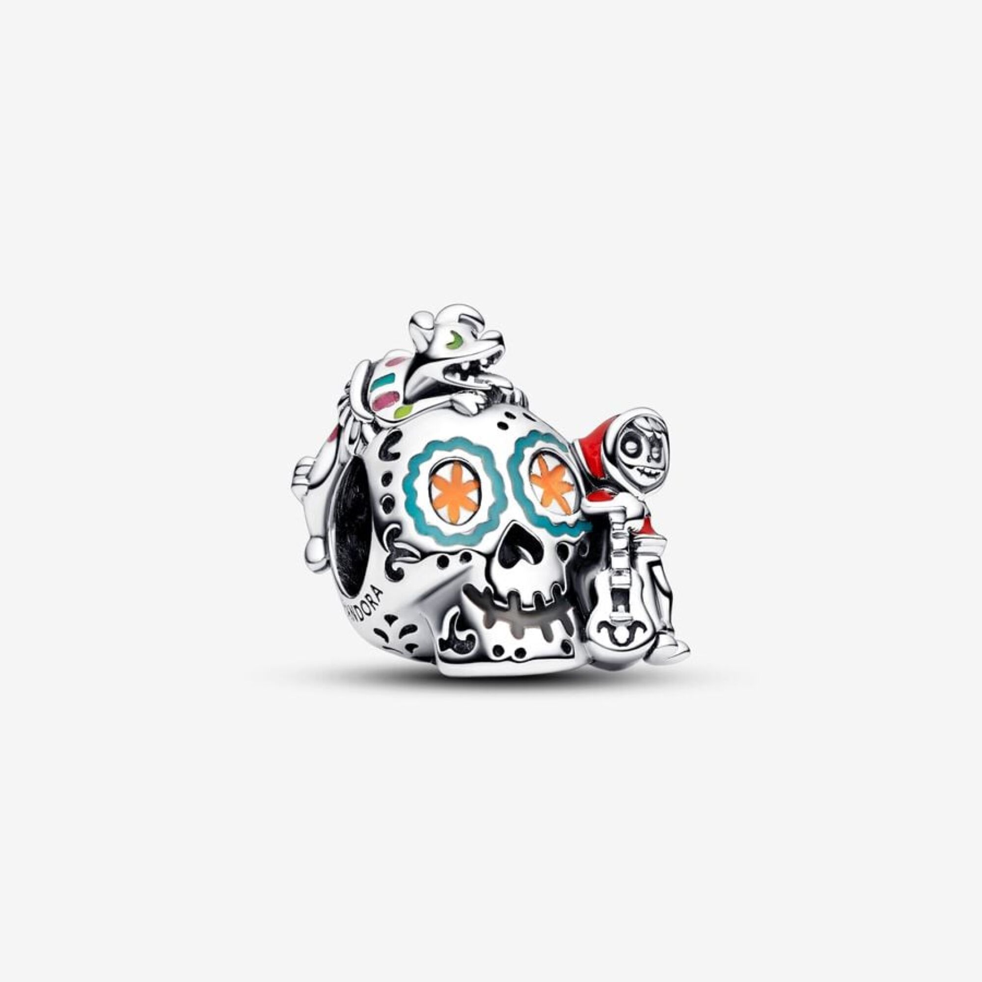 Pandora Disney Pixar Coco Miguel & Dance Skull Glow-in-the-dark Charm