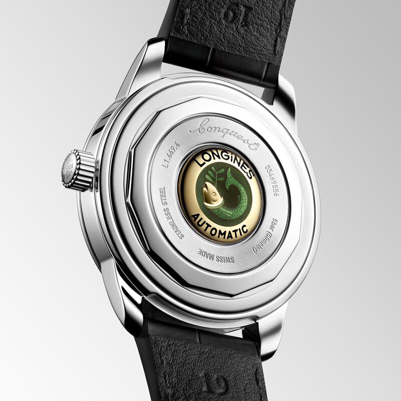 Longines Conquest Heritage Green Dial Watch, 38mm image number 5
