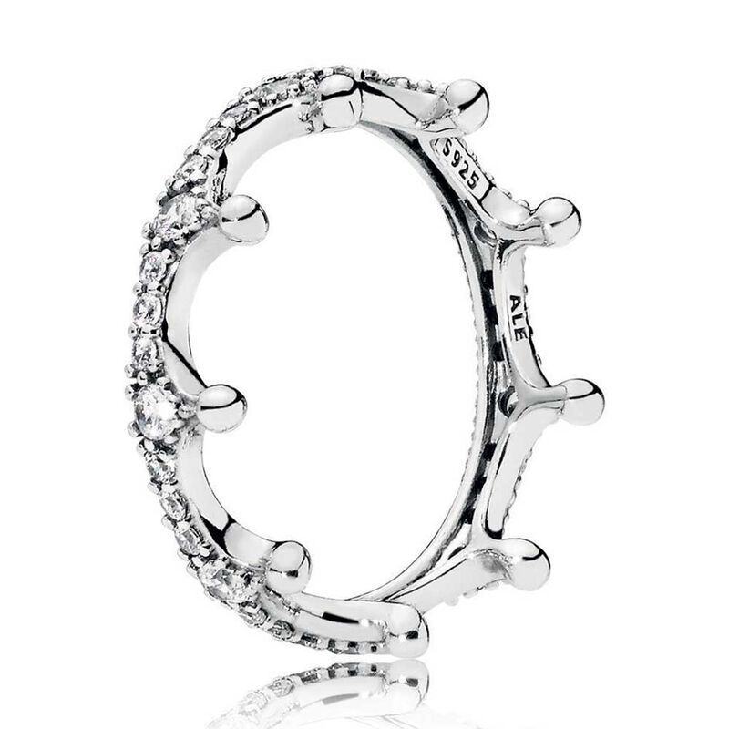 Pandora Clear Sparkling CZ Crown Ring image number 0