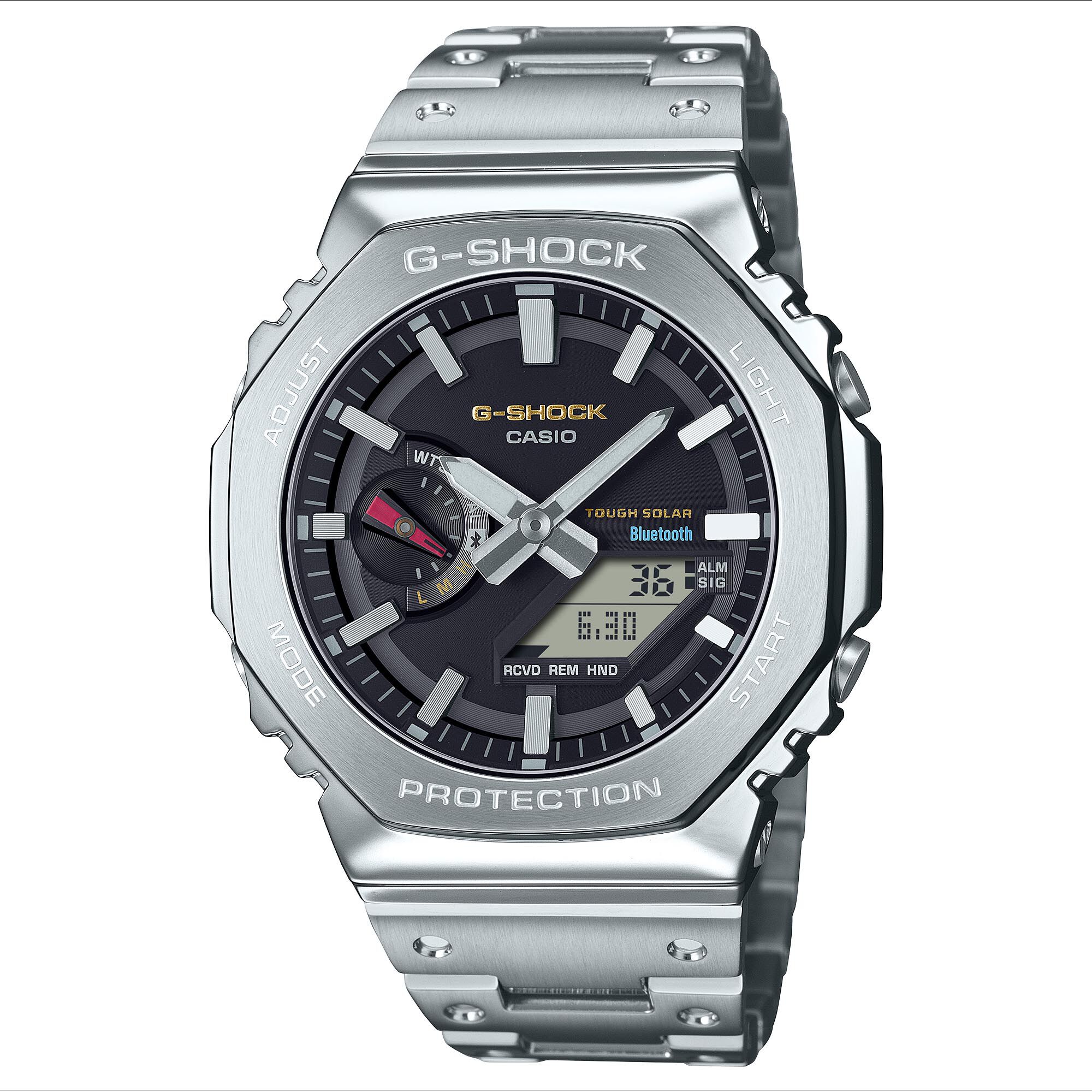 G-Shock Full Metal 2100 Series Black Dial Watch, 44.4mm