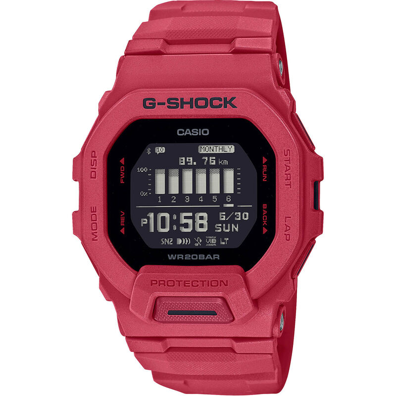 G-Shock MOVE Digital Watch Red Strap, 49mm image number 0