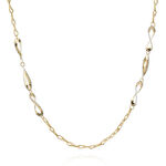 Toscano Double Curb Necklace 18K, 24"