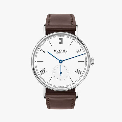 NOMOS Ludwig Enamel White Dial Watch, 37.5mm