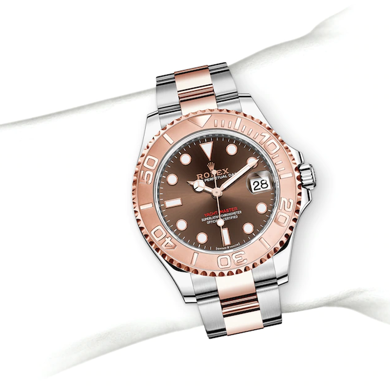 Rolex Yacht-Master 37 Yacht-Master Oyster, 37 mm, Oystersteel and Everose gold - M268621-0003 at Ben Bridge