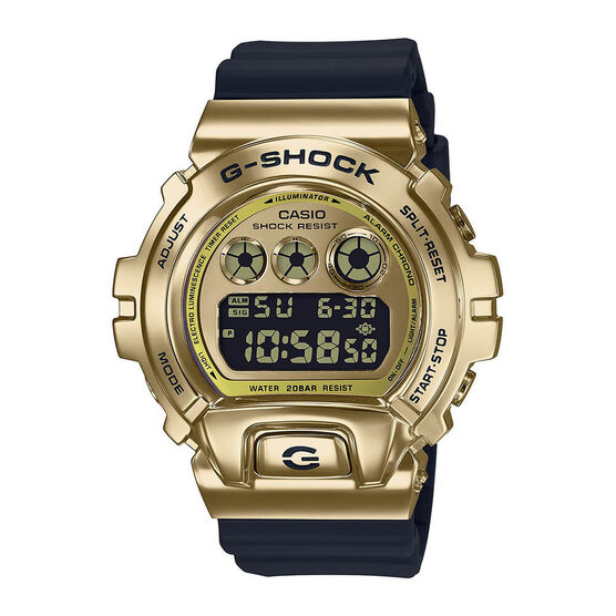 G-Shock 25th Aniversary Gold IP Bezel Watch, 53.9mm