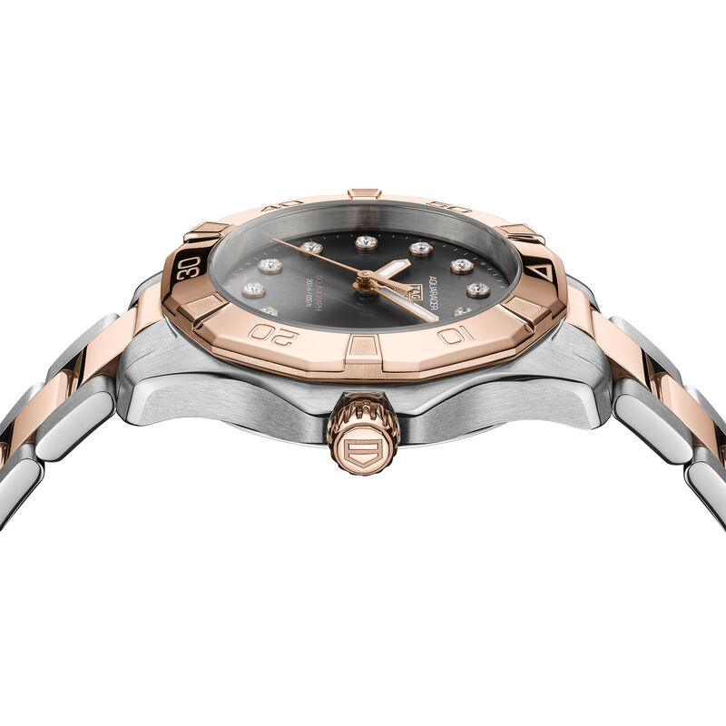 TAG Heuer Aquaracer Professional 200 Solargraph Black Dial Watch, 34mm image number 3