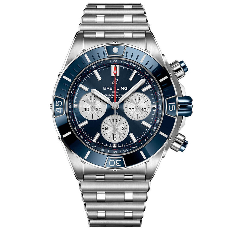Breitling Super Chronomat B01 44 Blue Steel Watch, 44mm image number 1